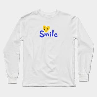smiley face emoji Long Sleeve T-Shirt